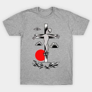 Alien on the cross T-Shirt